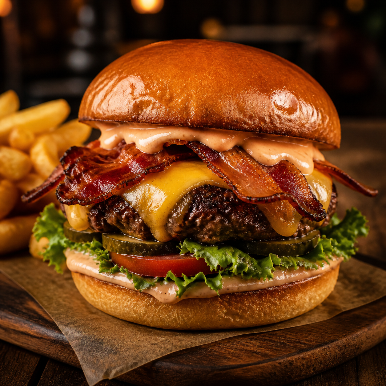 Bacon & Cheese Menu