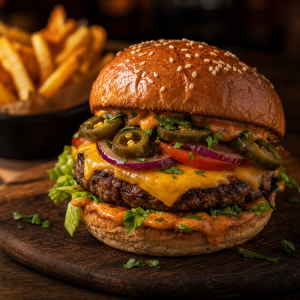 Mexican Burger Menu